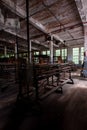 Vintage Industrial Silk Spinning Equipment - Abandoned Lonaconing Silk Mill - Maryland