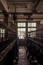 Vintage Industrial Silk Spinning Equipment - Abandoned Lonaconing Silk Mill - Maryland