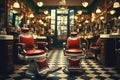 Vintage-Inspired Barber Shop.