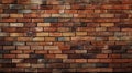 Vintage-inspired Brick Wall Sculpture With Raw Authenticity Royalty Free Stock Photo