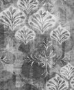 vintage-inspired damask wallpaper Royalty Free Stock Photo
