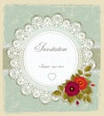 Vintage invitation card