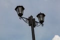 Iron street lamp