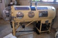 Vintage Iron Lung medical Machine