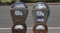 Vintage iron parking meter