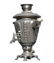 Vintage isolated electric samovar kettle