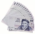 Vintage israeli money Royalty Free Stock Photo