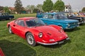 Vintage italian car Ferrari Dino GT Royalty Free Stock Photo
