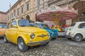 Vintage italian car Fiat 500 Abarth Royalty Free Stock Photo