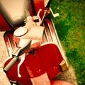 Vintage italian scooter Royalty Free Stock Photo