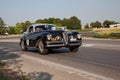 Vintage Italian sports car Alfa Romeo 6C 2500 SS Coupe Touring 1949 in classic race Mille Miglia, in Forlimpopoli, FC, Italy