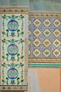 Vintage Japaneis Painted Tiles in Ram Mandir Kon Gaon