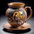 Vintage Japanese Porcelain: Ceremonial cup