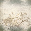 Vintage jazz background