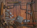 Vintage jeweler tools and diamonds