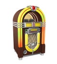 Vintage Jukebox Radio Isolated