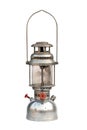 Vintage kerosene lamp isolated