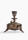 Vintage kerosene oil lantern lamp on isolate Background Royalty Free Stock Photo