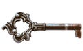 Vintage key - real macro Royalty Free Stock Photo