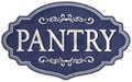 Vintage Kitchen Pantry Sign Enamel Retro Old Fashioned