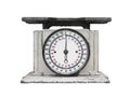 Vintage kitchen scales isolated Royalty Free Stock Photo