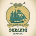 Vintage label - Oceanic