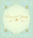 Vintage label - Personal Diary.