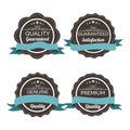 Vintage label, sticker or tag with space. Royalty Free Stock Photo