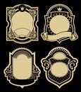 Vintage labels set Royalty Free Stock Photo