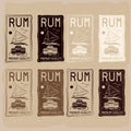 vintage labels set Royalty Free Stock Photo