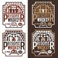 vintage labels set vector design template Royalty Free Stock Photo