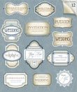 Vintage labels set Royalty Free Stock Photo