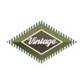 vintage lable. Vector illustration decorative design