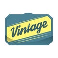 vintage lable. Vector illustration decorative design