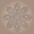 Vintage lace doily Royalty Free Stock Photo