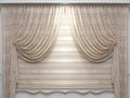 Vintage lace drapes