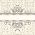 Vintage lace frame Royalty Free Stock Photo