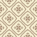 A vintage lacy squares seamless vector pattern