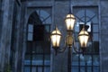 Vintage lamp decorative in gaden