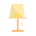 Vintage lamp furniture. Vector icon, clip art for indoor decoration