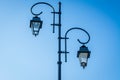 Vintage Lamp Post Street Road Light Pole Royalty Free Stock Photo