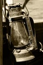 Vintage Lantern in Sepia