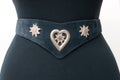 Vintage leather belt Royalty Free Stock Photo