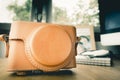 Vintage Leather Camera for Vacation