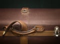 Vintage Leather Suitcase Royalty Free Stock Photo