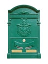 Green postbox