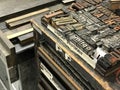 Vintage letter press