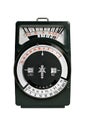 Vintage light meter front view. Royalty Free Stock Photo