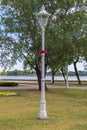Vintage Light Pole Park Royalty Free Stock Photo