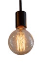 Vintage lightbulb isolated